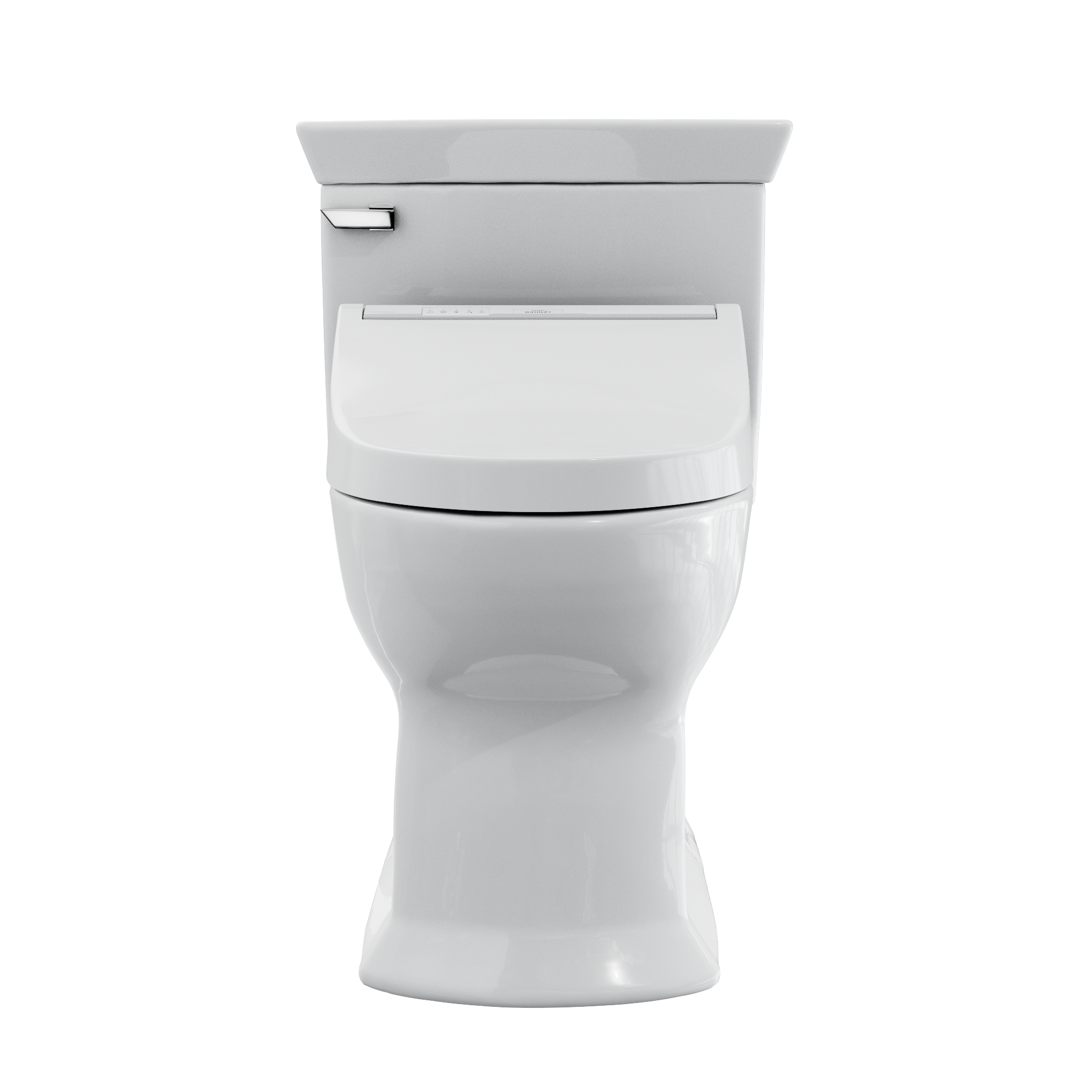 TOTO MW9643084CEFG#01 Washlet+ Soiree Elongated 1.28 Gpf Universal Height Toilet With C5 Bidet Seat - Cotton White