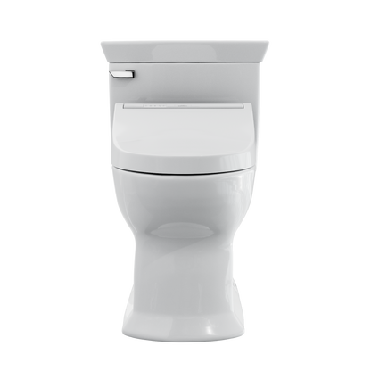 TOTO MW9643084CEFG#01 Washlet+ Soiree Elongated 1.28 Gpf Universal Height Toilet With C5 Bidet Seat - Cotton White