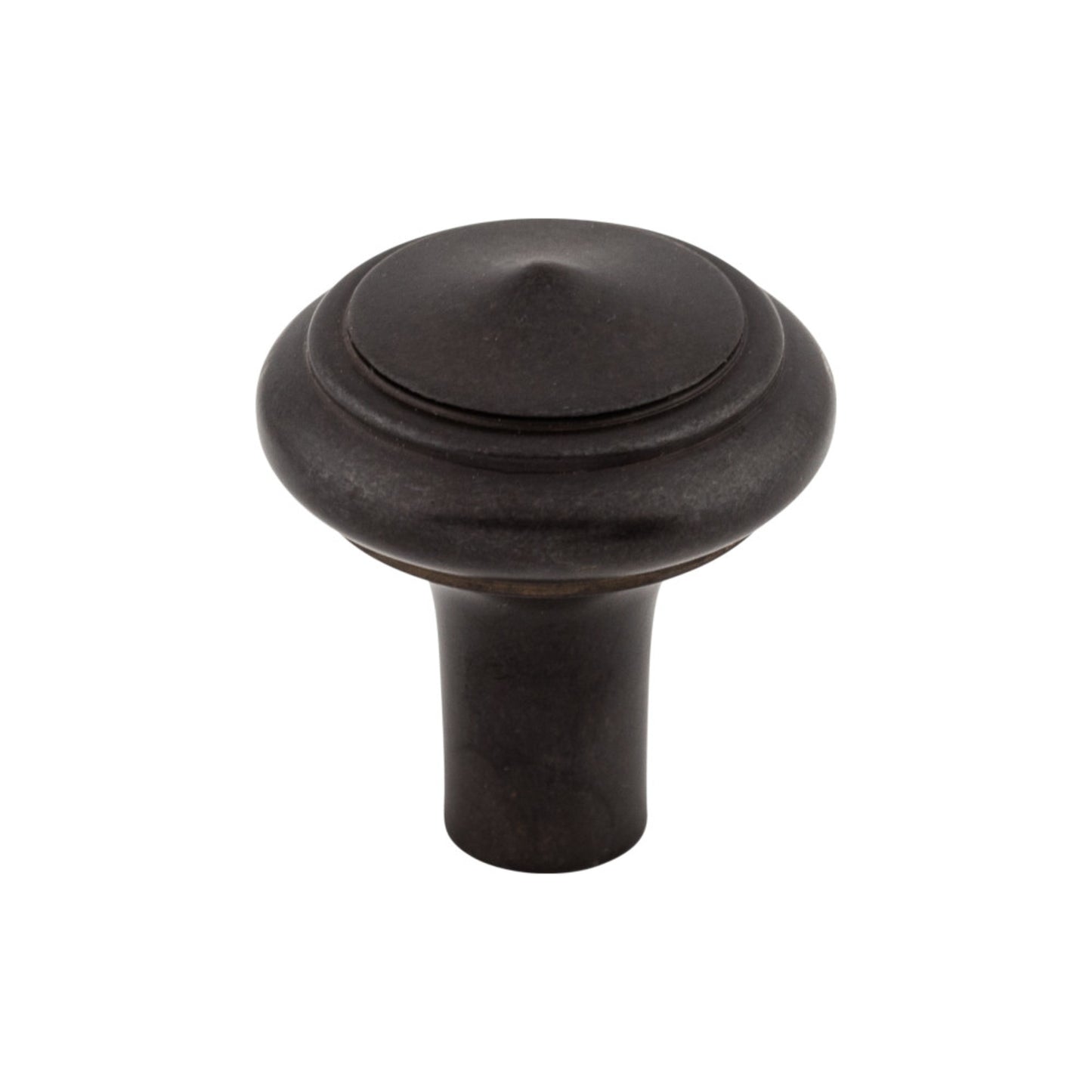 TOP KNOBS M1487 Aspen Peak 1 1/4" Diameter Round Knob - Medium Bronze