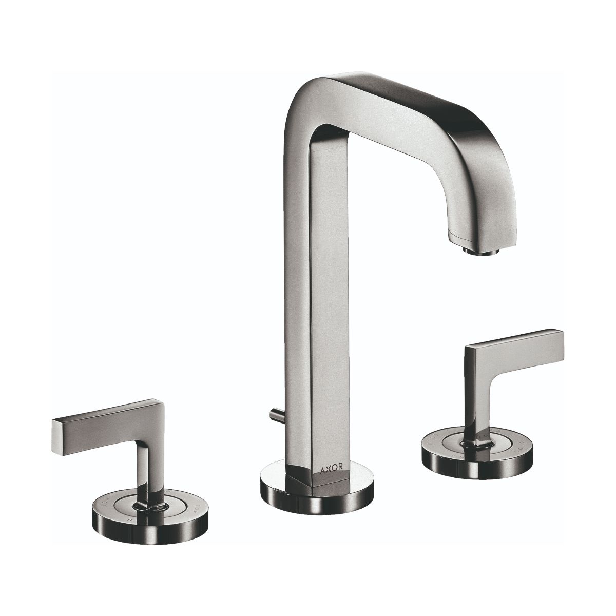AXOR 39135001 Citterio Widespread Faucet 170 with Lever Handles and Pop-Up Drain, 1.2 GPM - Chrome