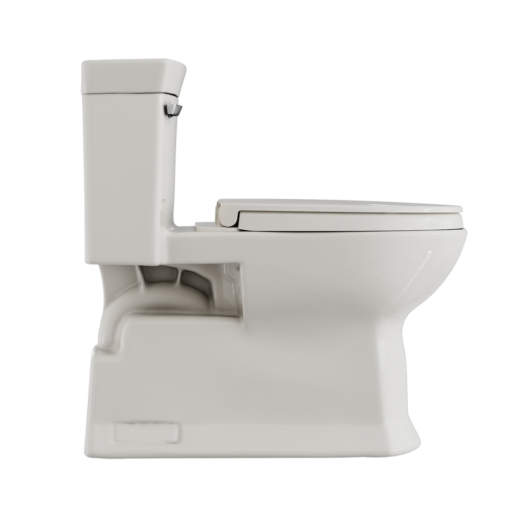 TOTO MS964124CEFG#11 Soiree One Piece Elongated 1.28 Gpf Universal Height Skirted Toilet With Cefiontect - Colonial White