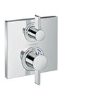 HANSGROHE 15714001 Ecostat Square Thermostatic Trim with Volume Control and Diverter - Chrome