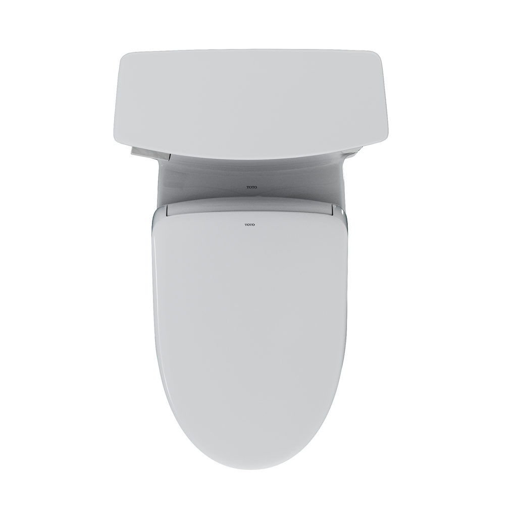TOTO MW9644736CEFG#01 Washlet+ Soiree Elongated 1.28 Gpf Universal Height Toilet With S7A Bidet Seat - Cotton White