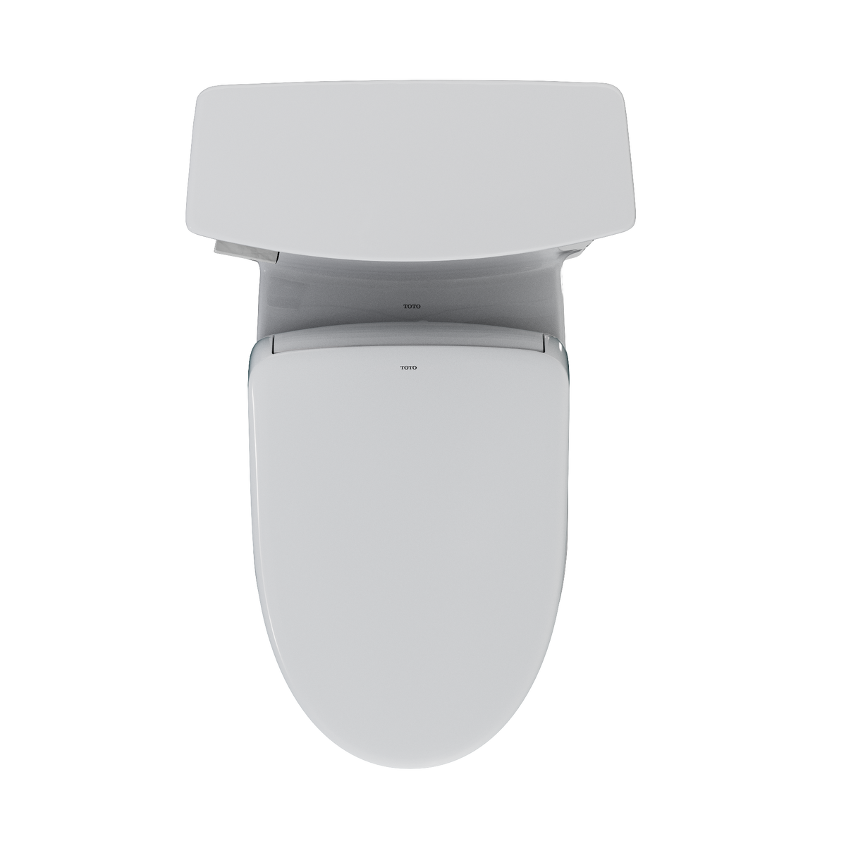 TOTO MW9644736CEFG#01 Washlet+ Soiree Elongated 1.28 Gpf Universal Height Toilet With S7A Bidet Seat - Cotton White
