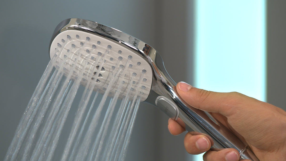 HANSGROHE 26521401 Raindance Select E Handshower 120 3-Jet, 2.5 GPM - White/Chrome