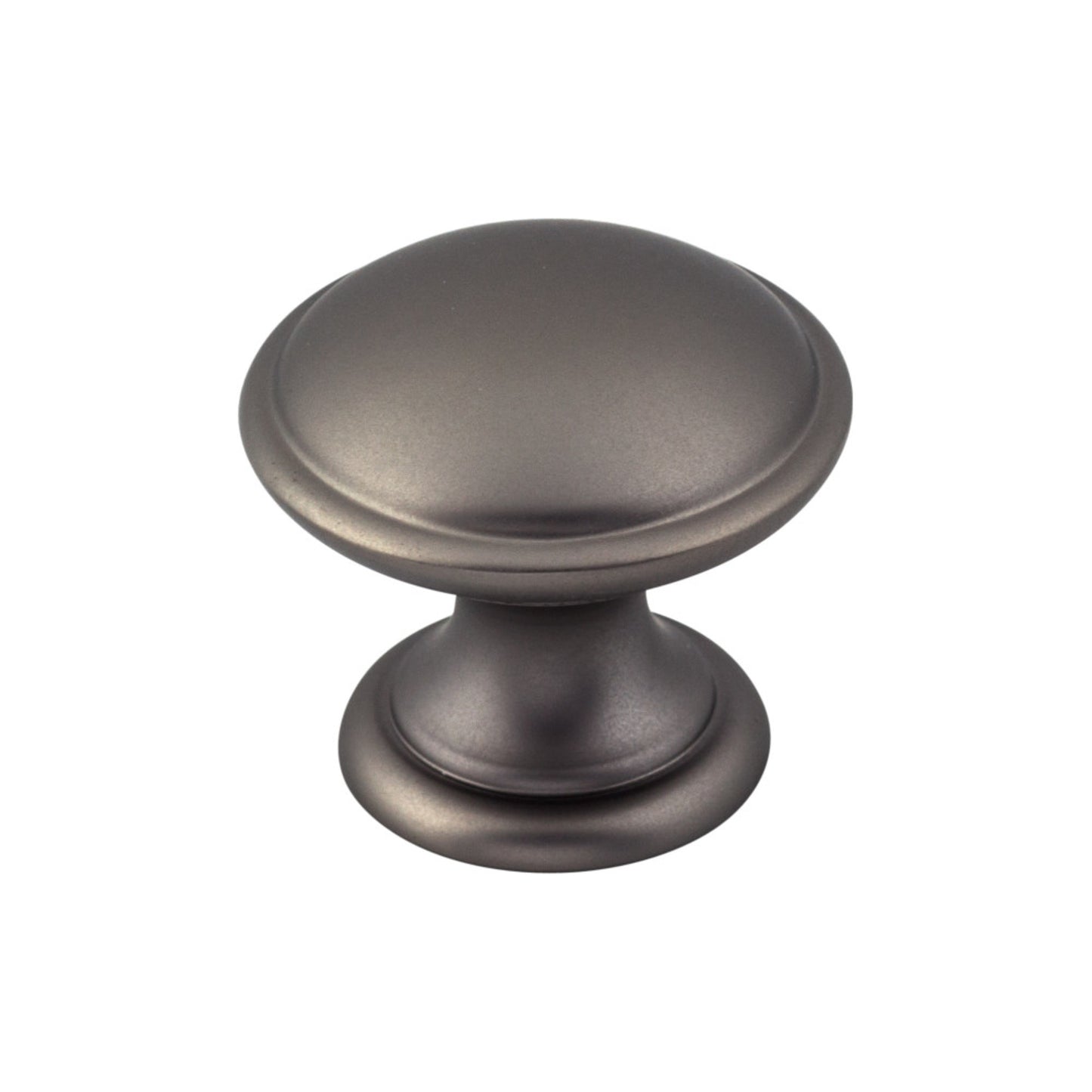 TOP KNOBS M2170 Rounded 1 1/4" Diameter Round Knob - Ash Gray