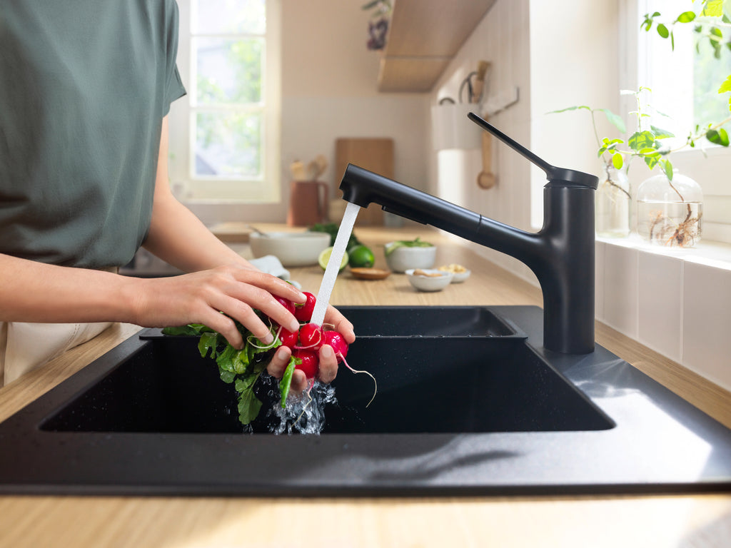 HANSGROHE 74800671 Zesis Kitchen Faucet 2-Spray, Pull-Out, 1.75 GPM - Matte Black