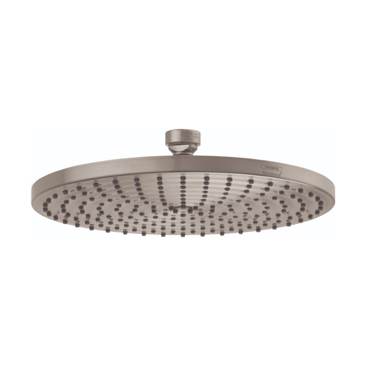 HANSGROHE 27474821 Raindance S Showerhead 240 1-Jet, 2.5 GPM - Brushed Nickel