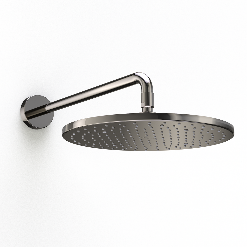 TOTO TBW07003U1#PN G Series 2.5 Gpm Single Spray 12 Inch Round Showerhead With Comfort Wave - Polished Nickel