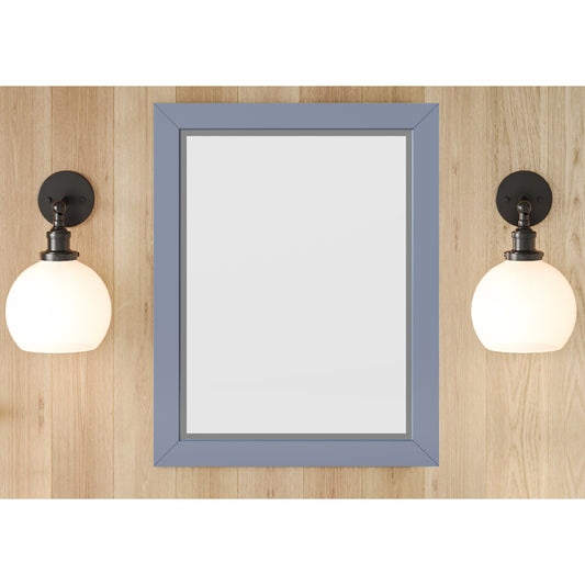 JEFFREY ALEXANDER MIR2CAD-22-BS 22" W x 1" D x 28" H Blue Steel Cade mirror - Blue Steel