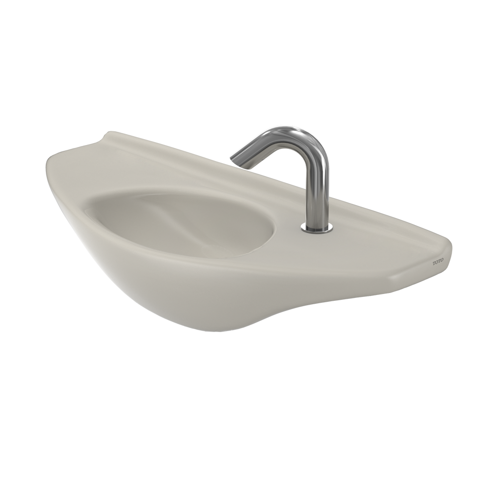 TOTO LT650G#12 Oval Wall-Mount Bathroom Sink With Cefiontect - Sedona Beige