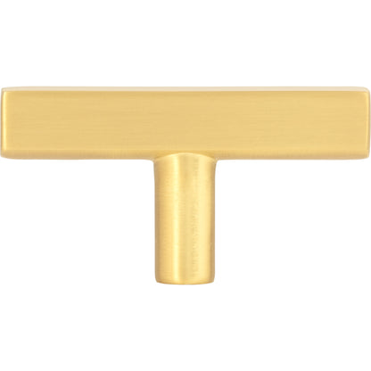 JEFFREY ALEXANDER 845TL-BG Dominique 2-1/4" Length Bar Knob - Brushed Gold