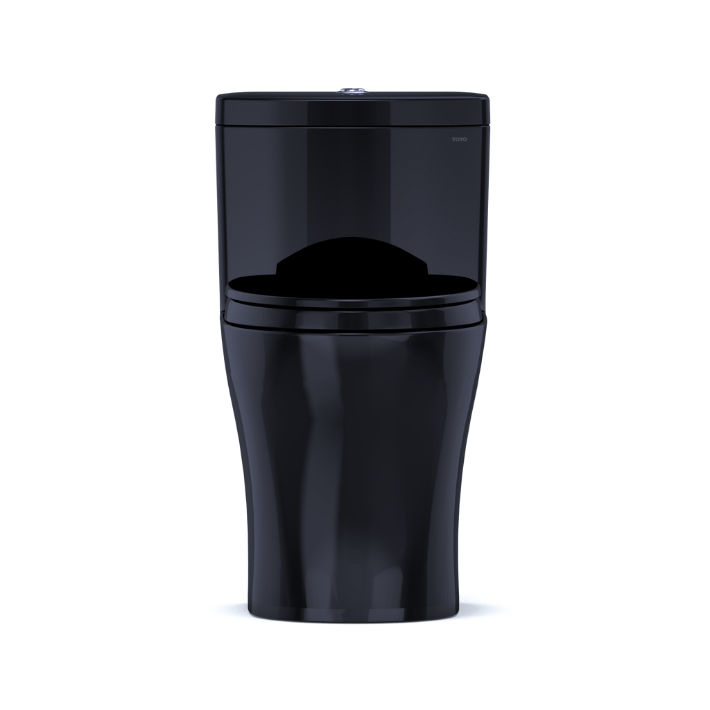 TOTO MS646124CEMFN#51 Aquia Iv One-Piece Elongated Dual Flush 1.28 And 0.9 Gpf Universal Height - Ebony