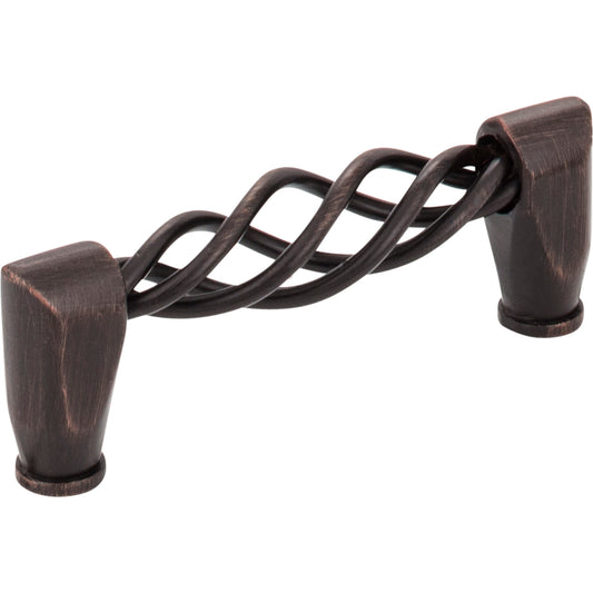 JEFFREY ALEXANDER I300-DBAC Zurich 3" Center-to-Center Bar Pull , Brushed Oil Rubbed Bronze