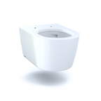 TOTO CT447CFG#01 Rp Wall-Hung Contemporary D-Shape Dual Flush 1.28 And 0.9 Gpf Toilet With Cefiontect - Cotton White