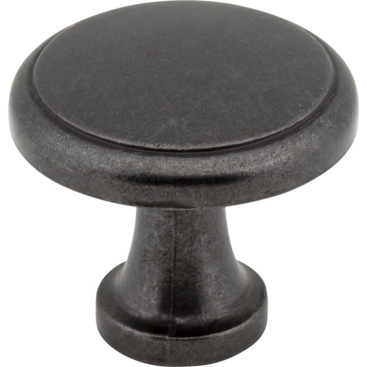 ELEMENTS 3970-DACM Gatsby 1-3/16" Diameter Mushroom Knob - Gun Metal