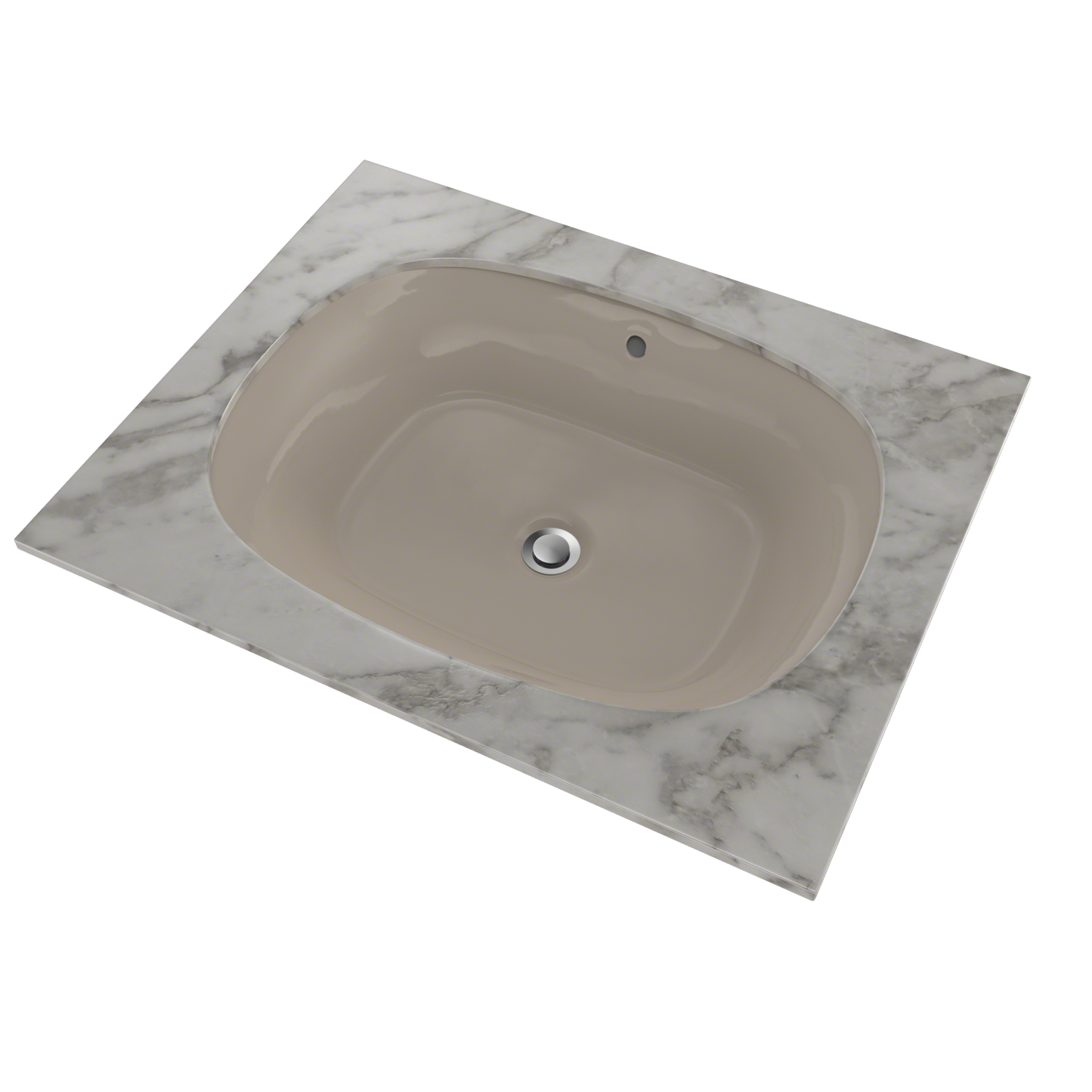 TOTO LT481G#03 Maris 20-5/16" x 15-9/16" Oval Undermount Bathroom Sink with CEFIONTECT , Bone