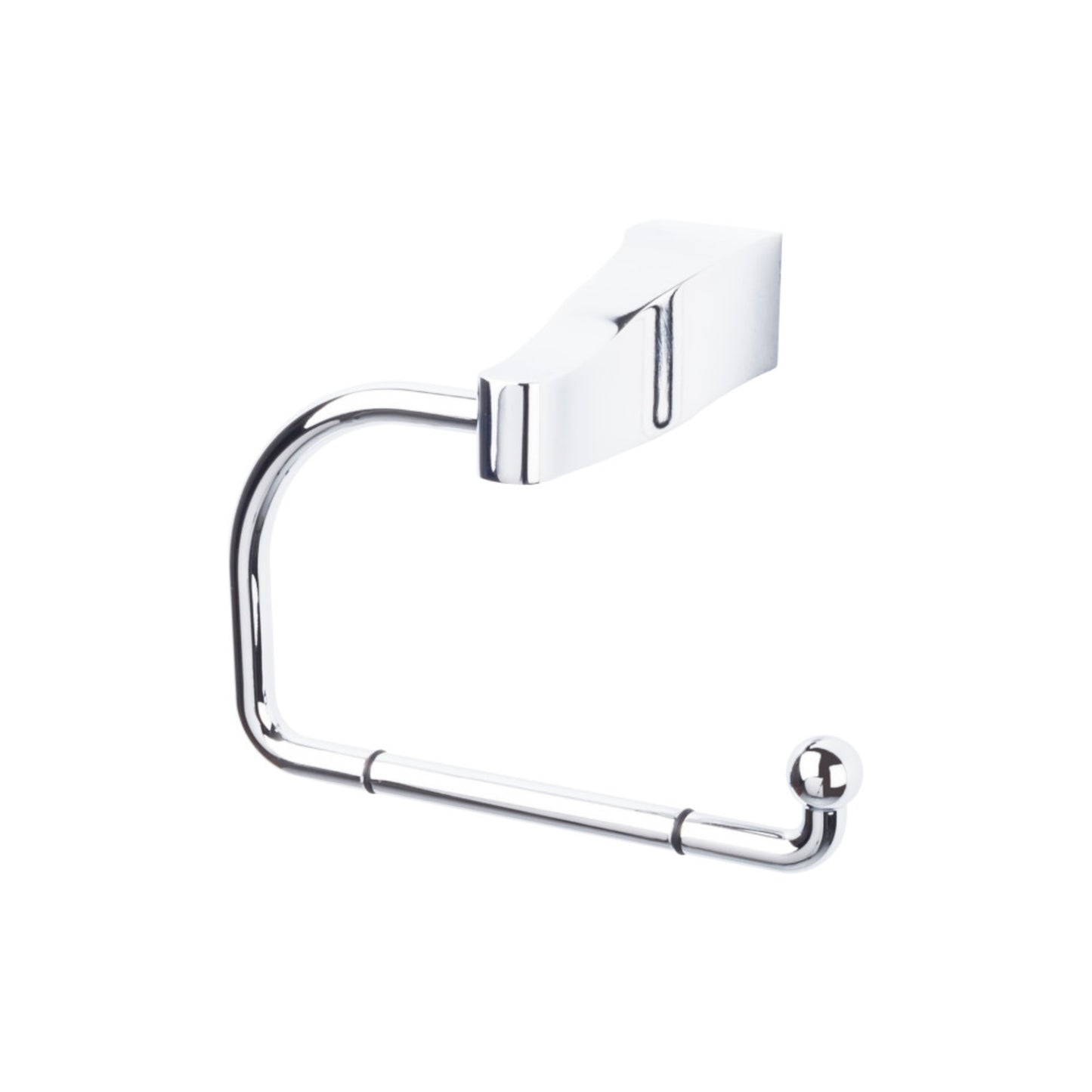 TOP KNOBS AQ4PC Aqua Wall Mounted Toilet Paper Holder - Polished Chrome