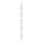 KICHLER 4927BKT 36" Outdoor Chain Textured Black