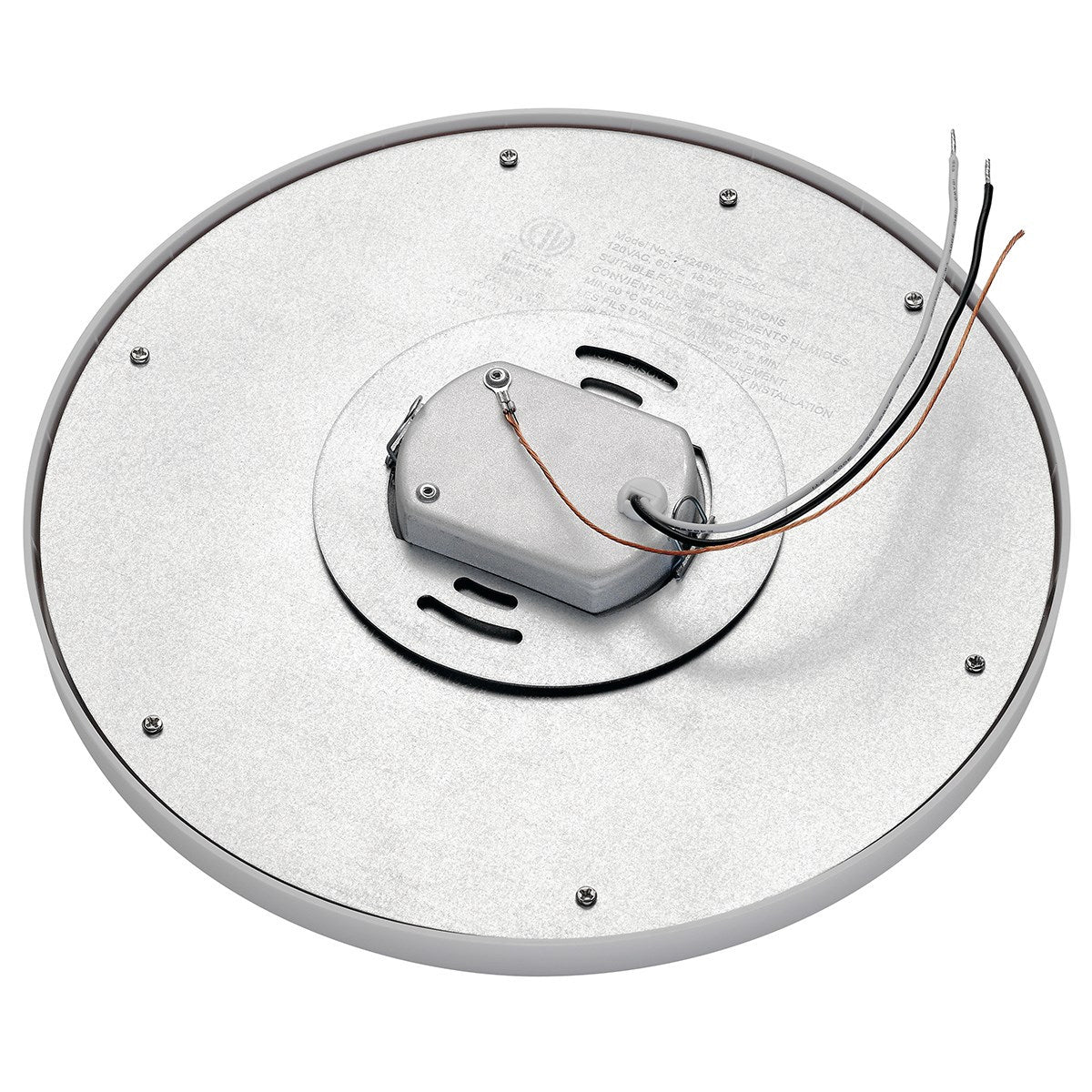 KICHLER 44246NILED30 Zeo 3000K Led 10" Round Flush Mount Brushed Nickel