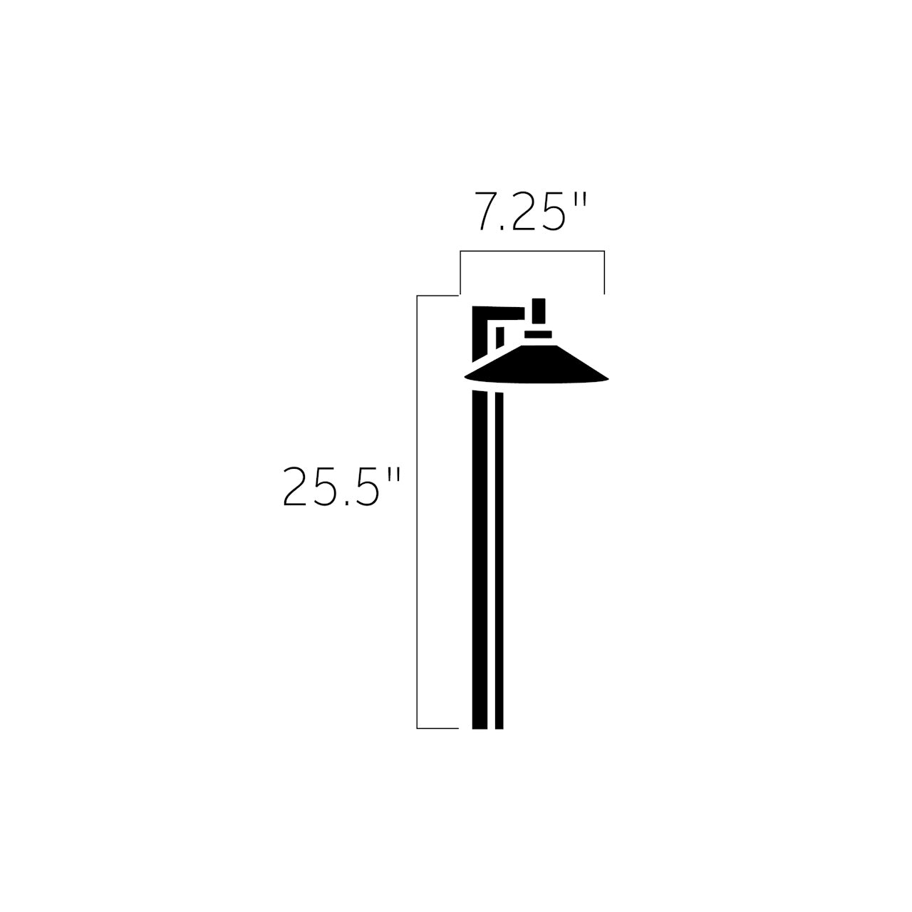 KICHLER 15800CBR27 Ripley 2700K Led Path Light Centennial Brass