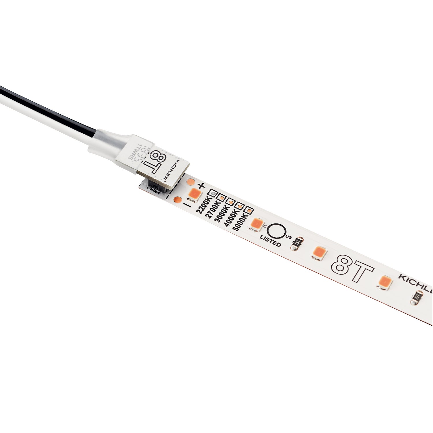 KICHLER 8T1TWRSWH 8T Rigid Tape To Wire Supply Lead Connector
