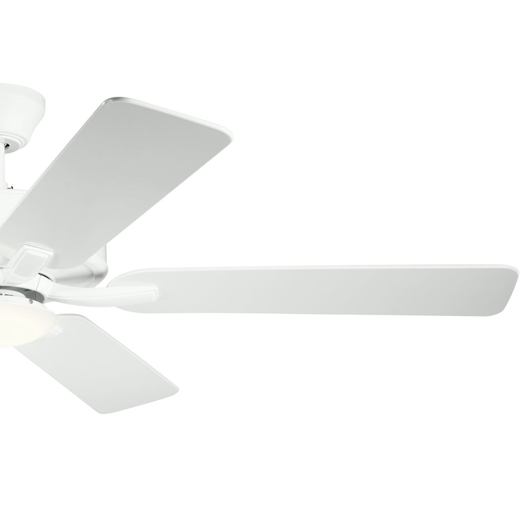 KICHLER 330019MWH 52" Basics Pro Designer Led Fan Matte White