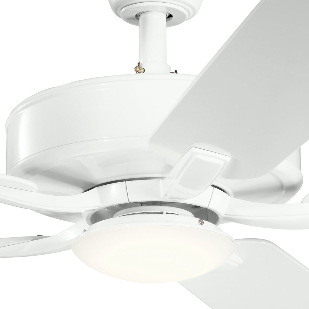 KICHLER 330019MWH 52" Basics Pro Designer Led Fan Matte White