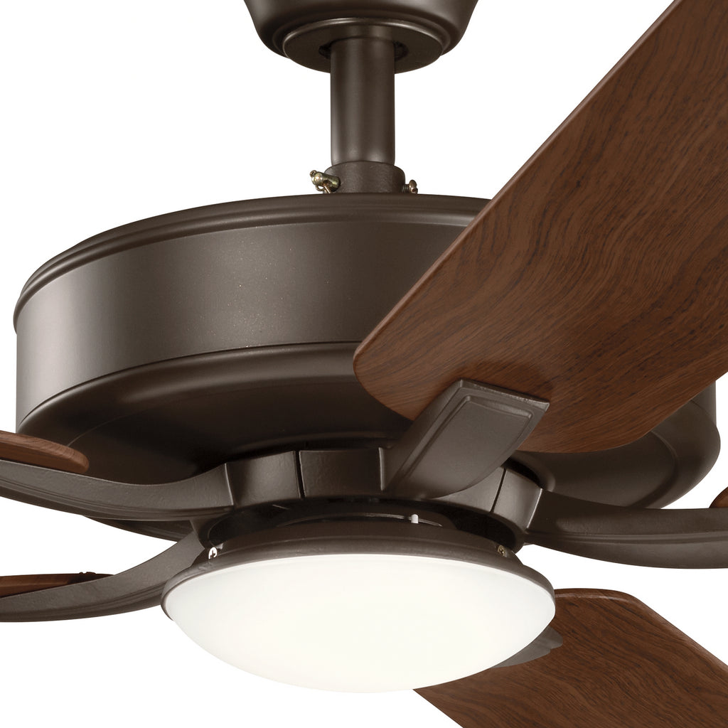 KICHLER 330019SNB 52" Basics Pro Designer Led Fan Satin Natural Bronze