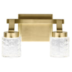 KICHLER 84040CG Rene 3000K Led 2 Light Vanity Light Champagne Gold