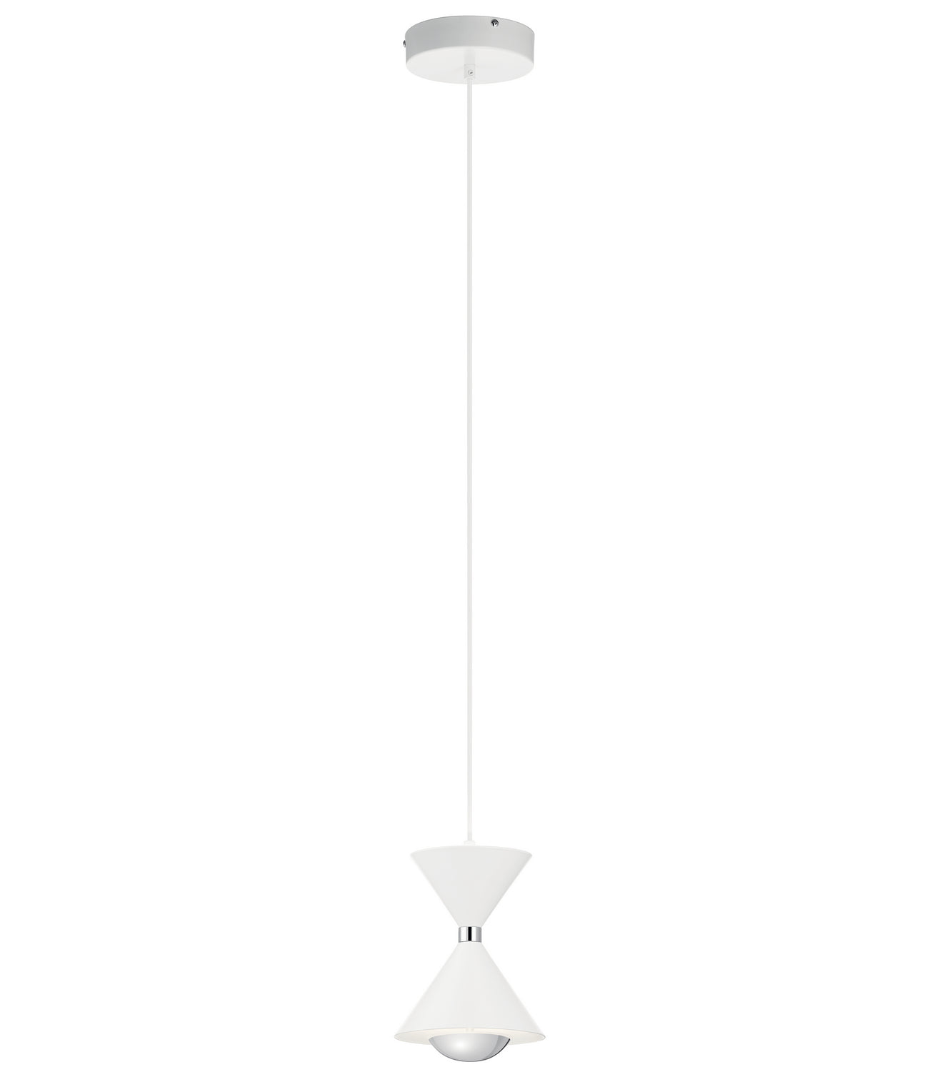 KICHLER 84130MWH Kordan Led Mini Pendant Matte White