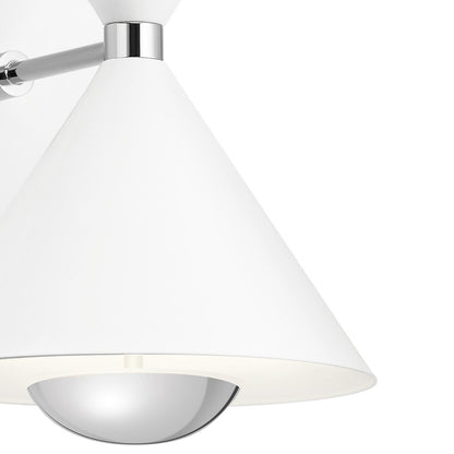 KICHLER 84131MWH Kordan Led Wall Sconce Matte White