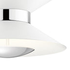 KICHLER 84132MWH Kordan Led Semi Flush Mount Matte White