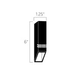 KICHLER 15066CBR Louvered Down Rail Deck Light Centennial Brass