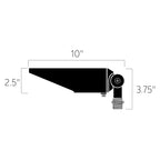 KICHLER 15494CBR Long Cowl Mini Downlight Centennial Brass