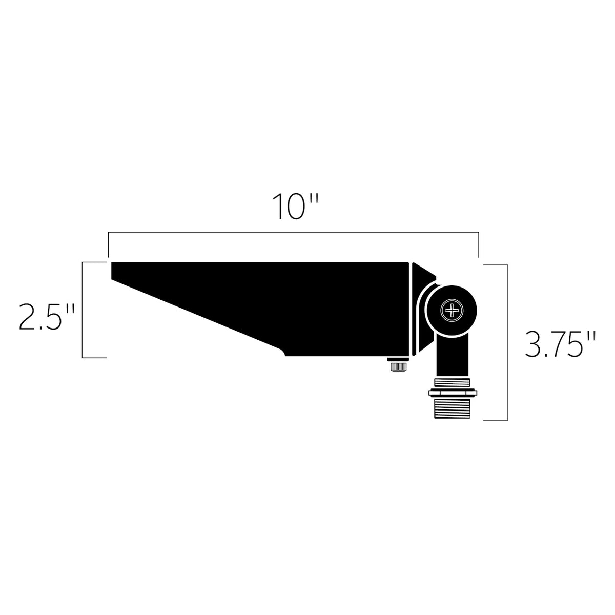KICHLER 15494CBR Long Cowl Mini Downlight Centennial Brass