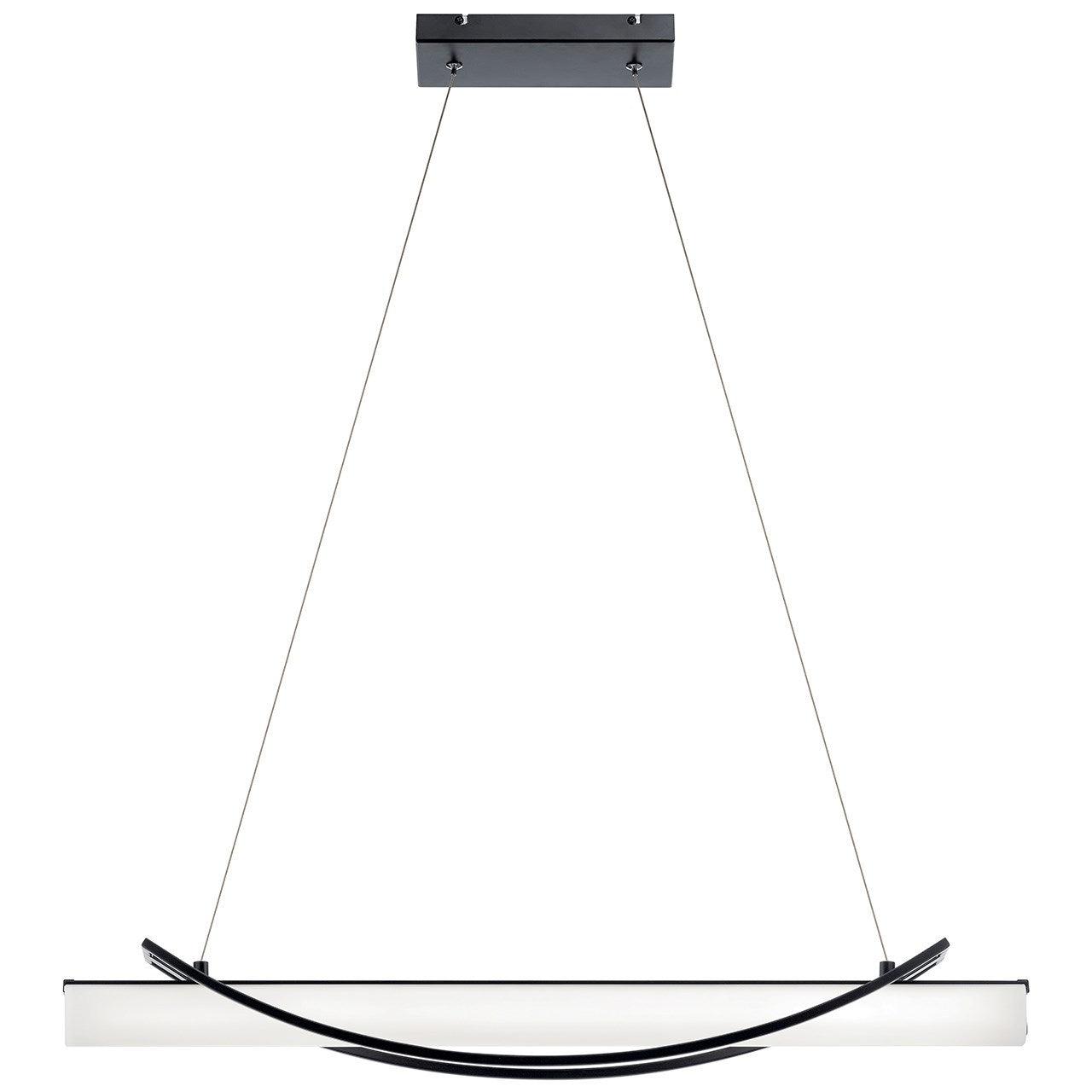 KICHLER 84125MBK Rowan Led Linear Chandelier Matte Black
