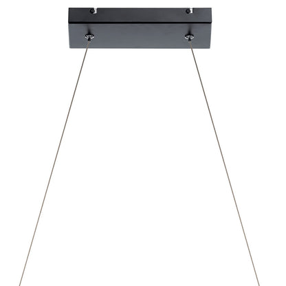 KICHLER 84125MBK Rowan Led Linear Chandelier Matte Black