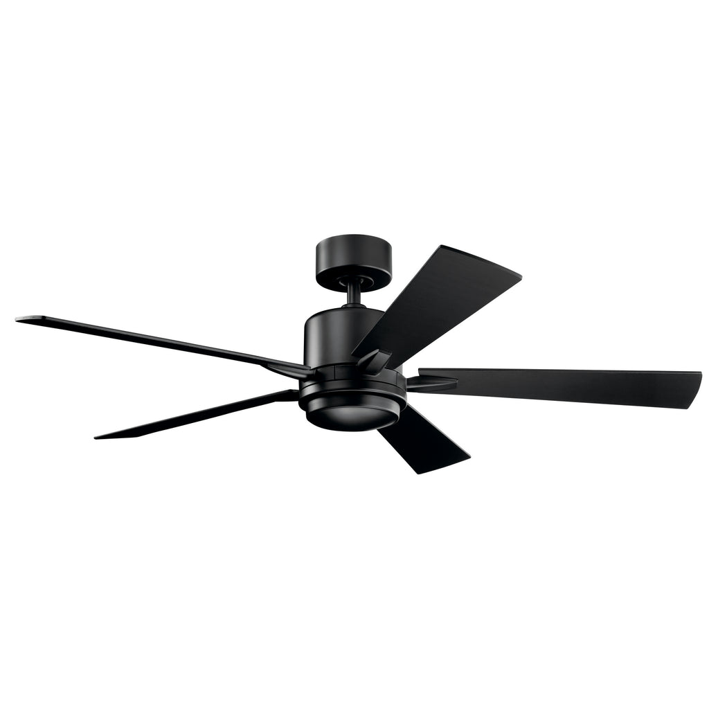 KICHLER 330000SBK Lucian Led 3000K 52"" Fan Satin Black
