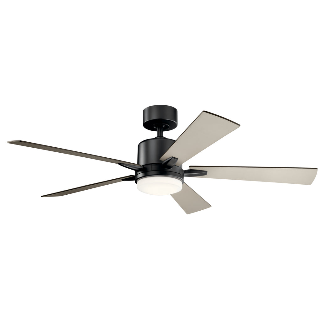 KICHLER 330000SBK Lucian Led 3000K 52"" Fan Satin Black