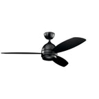 KICHLER 330002SBK Vassar Led 3000K 52" Fan Satin Black
