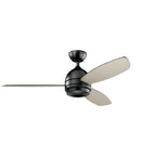 KICHLER 330002SBK Vassar Led 3000K 52" Fan Satin Black