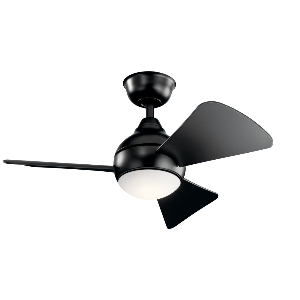 KICHLER 330150SBK Sola Led 3000K 34" Fan Satin Black