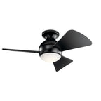 KICHLER 330150SBK Sola Led 3000K 34" Fan Satin Black