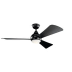 KICHLER 330152SBK Sola Led 3000K 54" Fan Satin Black