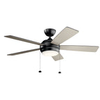 KICHLER 330174SBK Starkk Led 3000K 52" Fan Satin Black