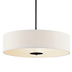 KICHLER 42121BK 20" 3 Light Convertible Pendant Black