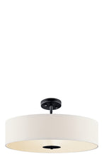 KICHLER 42121BK 20" 3 Light Convertible Pendant Black