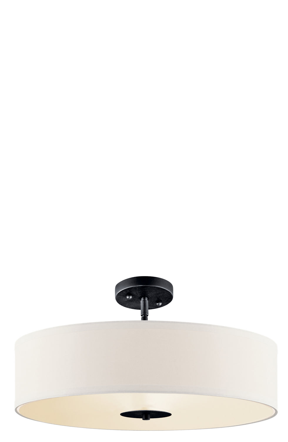 KICHLER 42121BK 20" 3 Light Convertible Pendant Black