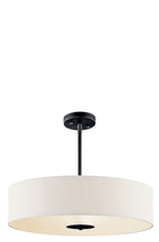 KICHLER 42121BK 20" 3 Light Convertible Pendant Black
